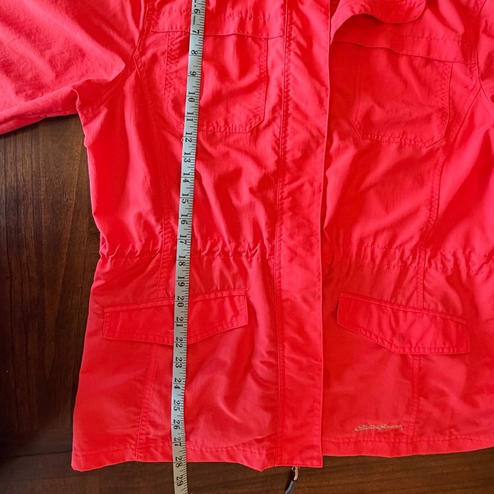 Eddie Bauer Women's Coral Windbreaker Zip Vented Nylon Jacket, Outdoor Size XL - Picture 15 of 16